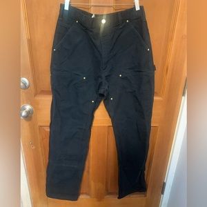 CarHartt Black Carpenter Jeans, Size 34